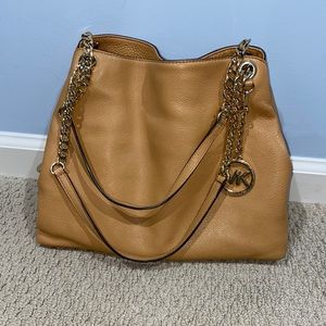 Michael Kors tan purse